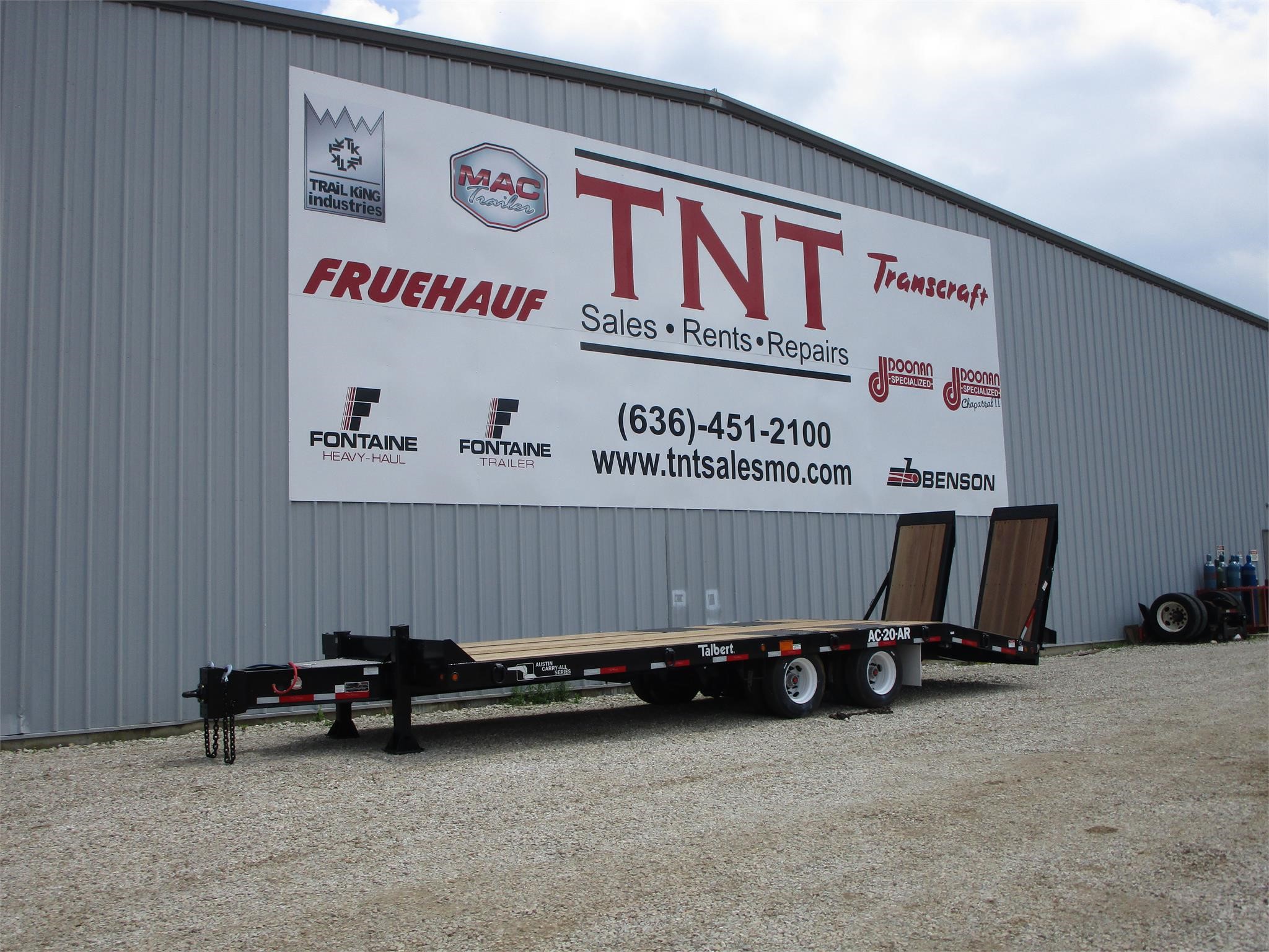 2025 TALBERT AC-20-AR 20 Ton Tag Trailer w/ Air Ramps - image 1 of 6